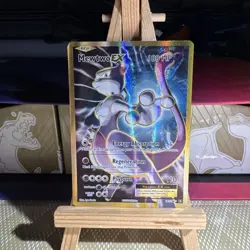 Pokemon Card Mewtwo Ex 103/108 GOLD XY Evolutions - Image 1