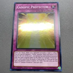 Yugioh Canopic Protector 1st Edition Super Rare AGOV-EN076 NM/M - Image 1