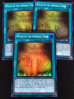 Yugioh Walls of the Imperial Tomb PHNI-EN065 1ST Super x3 (NM) - Image 1