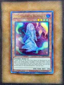 Yugioh Necroworld Banshee GFP2-EN114 Ultra Rare 1st Ed NM - Image 1