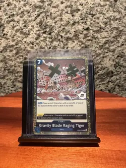 One Piece CCG Premium Booster The Best Vol 2 OP06-058 Gravity Blade Raging Tiger - Image 1