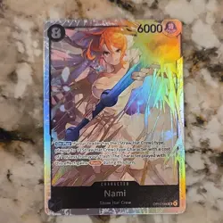 Bandai One Piece CCG Nami Character Card OP15-068 Special Full Art Holo 6000 - Image 1