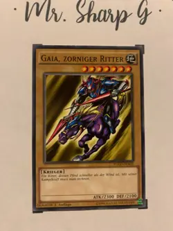 GAIA, ZORNIGER RITTER - 1. AUFLAGE YGLD-DEA05 DEUTSCH Yu-Gi-Oh! CARD COMMON TCG - Image 4