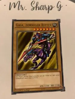 GAIA, ZORNIGER RITTER - 1. AUFLAGE YGLD-DEA05 DEUTSCH Yu-Gi-Oh! CARD COMMON TCG - Image 5