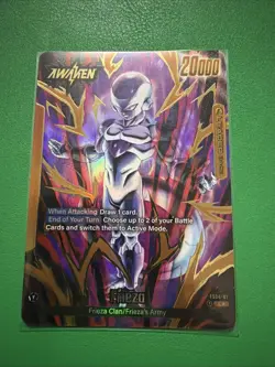 Frieza FS04-01 Gold Rare Promo Leader Dragon Ball Card Fusion World English NM - Image 1