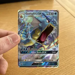 Pokemon Card TCG - Gyarados GX SM212 Hidden Fates Sun & Moon Promo- Near Mint - Image 1