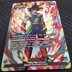 DBS Dragon Ball Fusion World FS05-01 Bardock Leader ALT Trading Card FW DBZ - Image 1