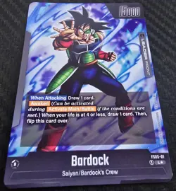 DBS Dragon Ball Fusion World FS05-01 Bardock Leader ALT Trading Card FW DBZ - Image 2