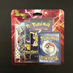 Pokemon TCG Lightning Set 4 Pack w Bonus Card (151/Stellar Crown/Trick Or Trade) - Image 1