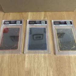 Yu-Gi-Oh! LC01 Complete Egyptian God Card Set Legendary Collection PSA 9 Mint - Image 5