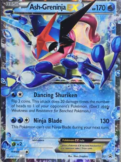 Pokemon Card TCG Ash-Greninja EX XY133 Blackstar Promo 2016 Holo Rare - Image 5