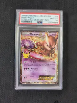 Mewtwo 54 PSA 10 Celebrations Graded Pokemon Card - Image 1