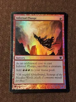 Infernal Plunge FOIL, Innistrad, Magic the Gathering, Modern, Commander, MTG - Image 1
