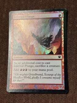 Infernal Plunge FOIL, Innistrad, Magic the Gathering, Modern, Commander, MTG - Image 2