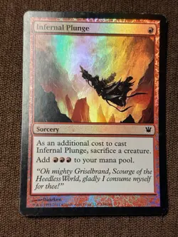 Infernal Plunge FOIL, Innistrad, Magic the Gathering, Modern, Commander, MTG - Image 4