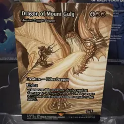 Dragon of Mount Gulg Ancient Dragon Final Fantasy MTG Non Foil NM - Image 1