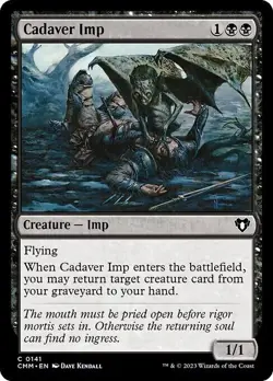 Cadaver Imp - 0141 - Commander Masters - Common - NM - MTG - Image 1
