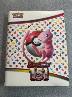 Pokemon 151 Card Lot -200+ Cards (Full art Dragonair, Mr Mime, Snorlax) & Binder - Image 1