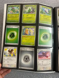 Pokemon 151 Card Lot -200+ Cards (Full art Dragonair, Mr Mime, Snorlax) & Binder - Image 3