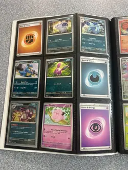 Pokemon 151 Card Lot -200+ Cards (Full art Dragonair, Mr Mime, Snorlax) & Binder - Image 5