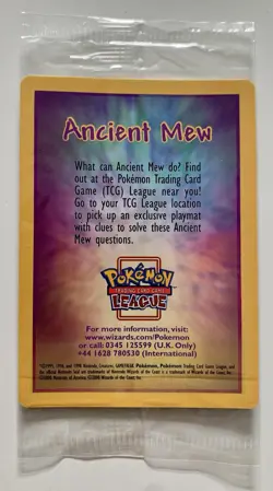 POKEMON VINTAGE WOTC ANCIENT MEW PROMO CARD ***FACTORY SEALED*** - Image 1