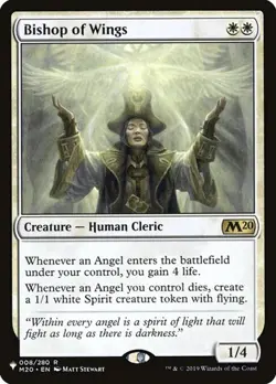 Bishop of Wings The List NM MTG - Image 1