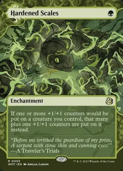 Hardened Scales - Extended Art Showcase WOT NM MTG - Image 1