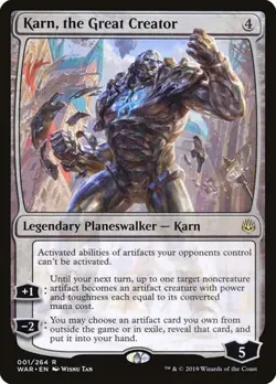 Karn, the Great Creator WAR NM MTG - Image 1