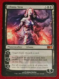 LILIANA VESS, MAGIC THE GATHERING M10 MAGIC 2010 NEAR MINT/ LP MTG - Image 1