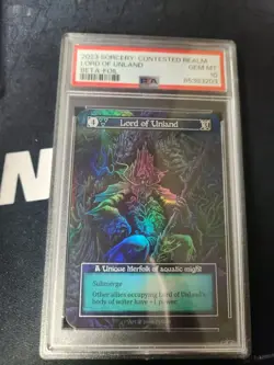 Sorcery: Contested Realm Lor of Unland Beta Foil PSA 10 Gem Mint - Image 1