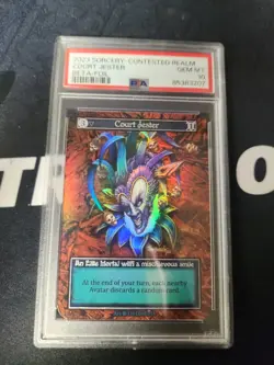 ⚔COURT JESTER - Beta ELITE FOIL ⚔ Sorcery: Contested Realm PSA 10 GEM MINT - Image 1