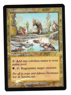 MTG Yavimaya Hollow Foil English UD Urza's Destiny EX - Image 1