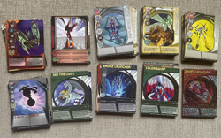 Bakugan Trading Card Lot of 95 - Ability & Gate Cards - Image 1