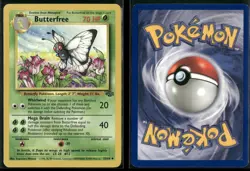 ✰ BUTTERFREE 33/64 UNCOMMON JUNGLE POKEMON ✰ MP - Image 1