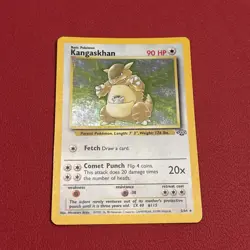 1999 Pokemon TCG Kangaskhan 5/64 Jungle Holo Rare - Image 1