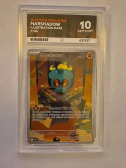 Pokemon TCG Marshadow 146/132 ME01 Ace 10 Gem Mint Graded - Image 1