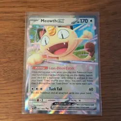 Pokemon TCG Perfect Order Meowth EX 062/088 Double Rare Holo NM Near Mint (2) - Image 1