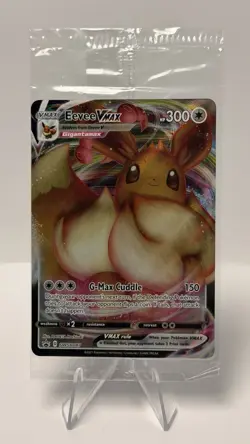 Pokemon TCG - Eevee VMAX - SWSH087 - Full Art Promo Shining Fates SEALED - Image 1