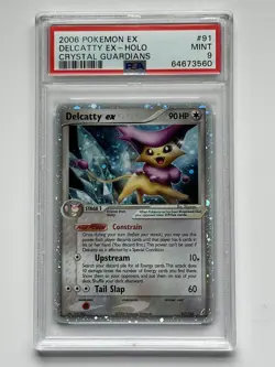 2006 Pokemon EX Crystal Guardians - Delcatty Ex Holo #91 PSA 9 - Image 1