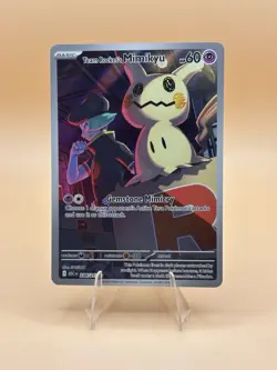 Team Rocket’s Mimikyu 238/217 Ascended Heroes Illustration Rare Pokemon TCG - Image 1