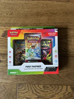 Pokemon First Partner Illustration Collection Series 1 Box - New Sealed - Image 1