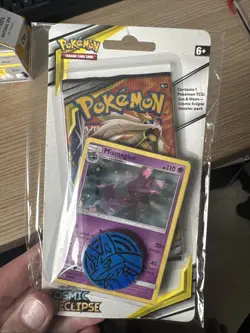 Pokemon Sun And Moon Cosmic Eclipse Coin Promo Blister Pack Factory Sealed - Image 1