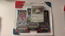 Pokemon TCG - Twilight Masquerade 3 Pack Blister! Brand new & Sealed! - Image 1