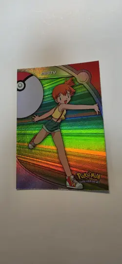 2000 Topps Pokemon Rainbow Foil TV Animation Series 3 Misty #HV7 - Image 1