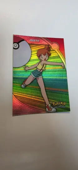 2000 Topps Pokemon Rainbow Foil TV Animation Series 3 Misty #HV7 - Image 2