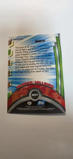 2000 Topps Pokemon Rainbow Foil TV Animation Series 3 Misty #HV7 - Image 3