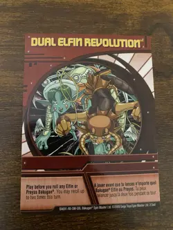 Bakugan Card - Dual Elfin Revolution - Red Ability Card - BA691 - 2/3ad - 2009 - Image 1