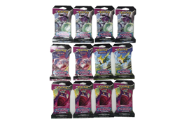 Pokemon TCG Sword & Shield Fusion Strike SLEEVED booster packs sealed lot of 12 - Image 1