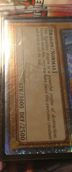 Blue-Eyes White Dragon (New Art) Yugioh RA04-EN002 Quarter Century Secret QCR NM - Image 2