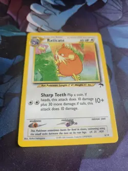 Pokemon TCG 2001 Raticate Southern Islands #6/18 Card LP - Image 1
